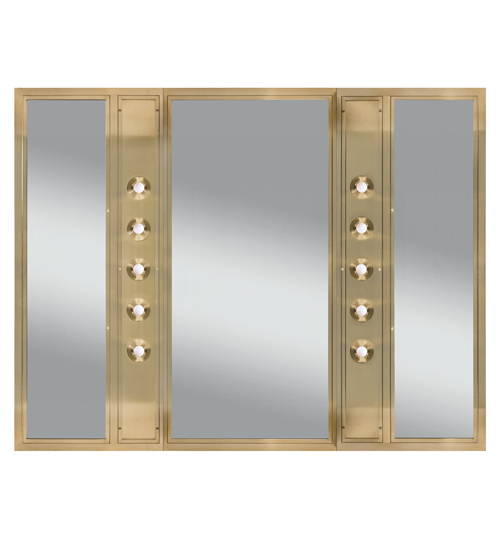 Mirrored Cabinet with Bauhaus Lights